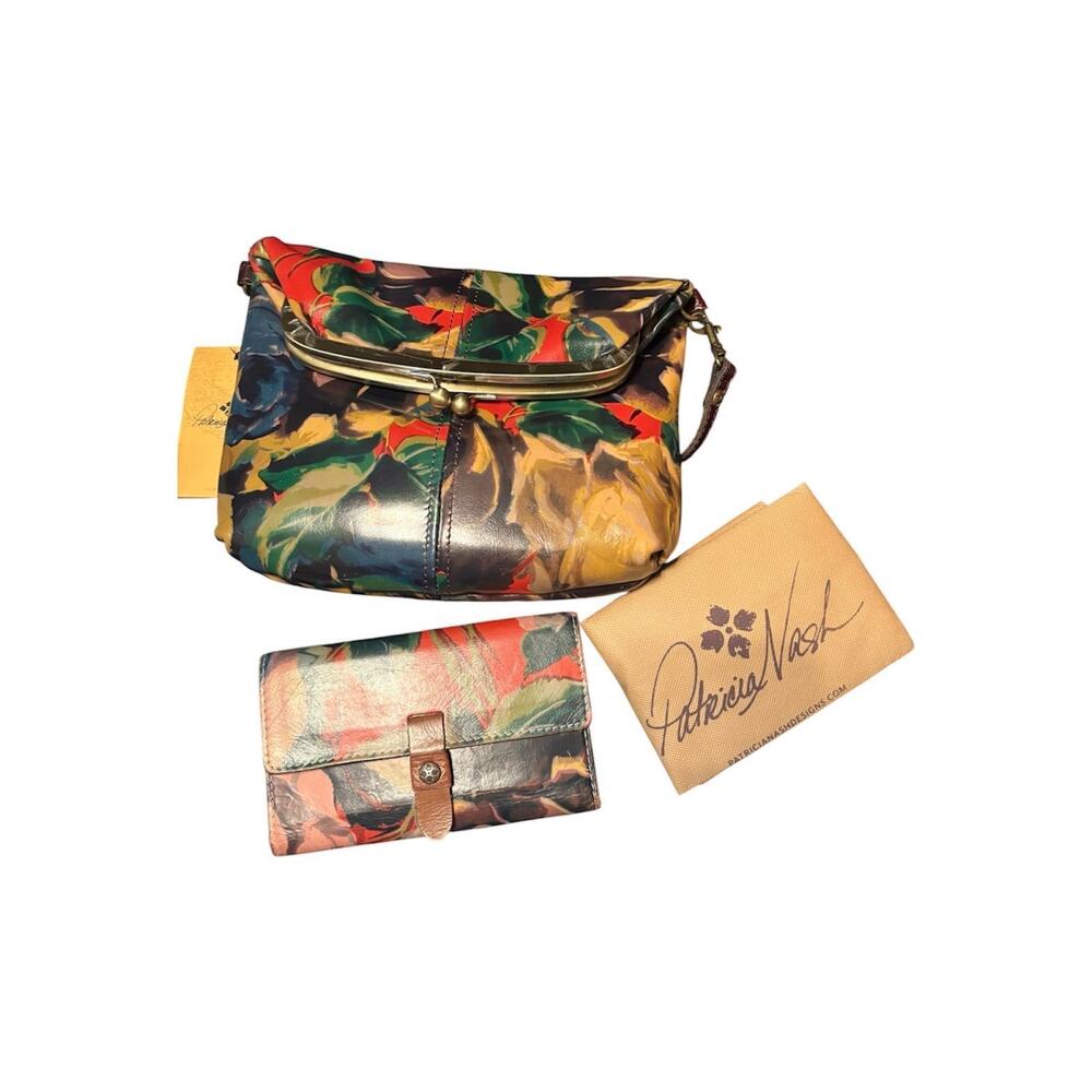 Patricia Nash Crossbody, and wallet set ￼